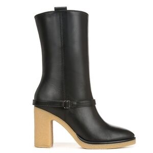 Franco Sarto Women's Paxton Mid Calf Heeled Gum Sole Boots